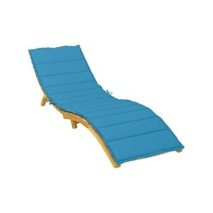 VIDAXL Coussin de chaise longue bleu 200x50x3 cm tissu oxford - Publicité