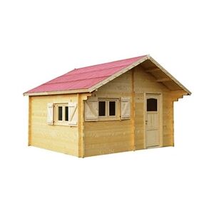 Abri de jardin Habrita Abri de jardin 24.96 m2 bois naturel cz 5040.02 - Publicité