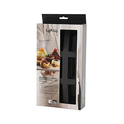 Moule Mini Gâteaux Lékué - 9 Cavités, Silicone, Noir - Moule à Gâteaux - Publicité Moule Mini Gâteaux Lékué - 9 Cavités, Silicone, Noir - Moule à Gâteaux - Publicité