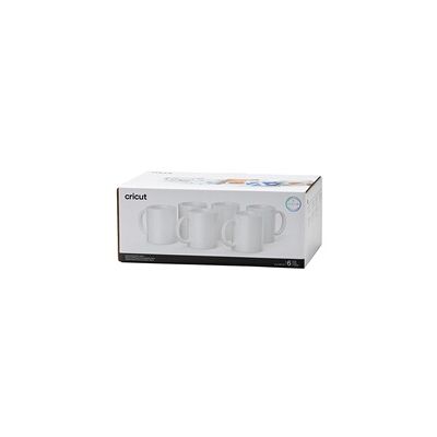 Cricut MUG CERAMIQUE BLANC 340ML X6 - Publicité Cricut MUG CERAMIQUE BLANC 340ML X6 - Publicité