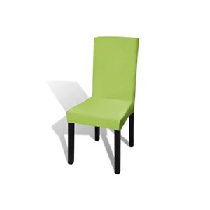 VIDAXL Housse de chaise droite extensible 4 pcs vert - Publicité