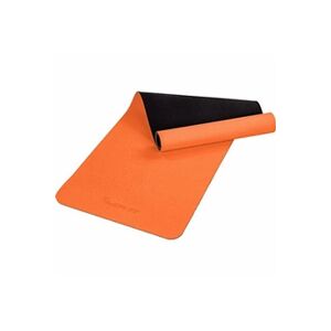 Tapis de sport Movit Tapis de gymnastique TPE, tapis de pilates, tapis d'exercice premium, tapis de yoga, sans substances nocives, 190 x 60 x 0,6 cm, couleur orange - - Publicité