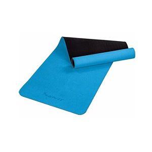 Movit Tapis de gymnastique TPE, tapis de pilates, tapis d'exercice premium, tapis de yoga, sans substances nocives, 190 x 60 x 0,6 cm, couleur bleu clair - - Publicité