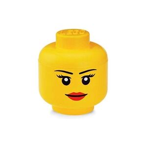 Lego 40321725 Tête de Rangement Fille, Plastique, Jaune, 24 x 24 x 27 cm - Publicité