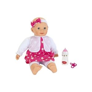 Klein poupée bébé Princess Coralie 46 cm rose/blanc - Publicité