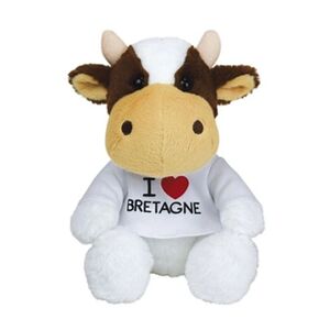 Animal en peluche Jemini Peluche vache breizh 22cm - Publicité