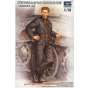 Trumpeter Wwii Soviet Army Tank Crewman 1942 - 1:16e - - Publicité