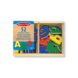 Melissa & Doug MELISSA + DOUG - 52 Aimants Alphabet En Bois - Publicité