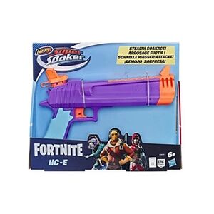 NERF Pistolet à eau Fortnite Super Soaker HCE Violet et Orange - Publicité