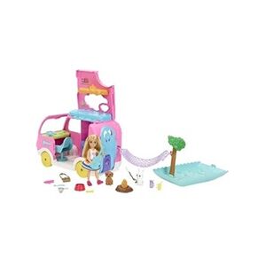 Barbie Coffret Camping-Car de Chelsea - Poupée Mannequin - 3 ans et + - Publicité