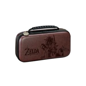 Etui et protection gaming Nacon Pochette de transport Deluxe BigBen Zelda Breath of the Wild Marron pour Nintendo Switch Lite