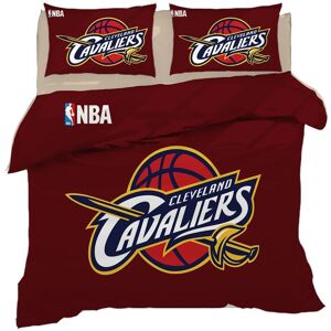 Nba Parure De Couette 3d Imprimé - 1 Housse De Couette 175 X 215 Cm + 2 Taies D'oreiller 51 X 66 Cm - Publicité