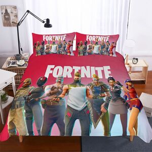 Fortnite Style Imprimé Parure De Couette De Marque Housse De Couette + Taies D'oreiller Polyester Parure De Lit -Pm300301 - Publicité