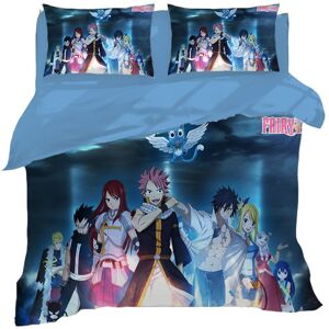 Fairy Tail Parure De Couette 3d Imprimé - 1 Housse De Couette 175 X 215 Cm + 2 Taies D'oreiller 51 X 66 Cm - Publicité