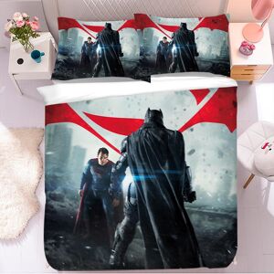 Batman Parure De Couette 3d Imprimé - 1 Housse De Couette 175 X 215 Cm + 2 Taies D'oreiller 51 X 66 Cm - Publicité