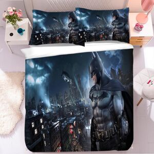 Batman Parure De Couette 3d Imprimé - 1 Housse De Couette 175 X 215 Cm + 2 Taies D'oreiller 51 X 66 Cm - Publicité