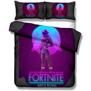 Fortnite Style Imprimé Parure De Couette De Marque Housse De Couette + Taies D'oreiller Polyester Parure De Lit -Pm300301 - Publicité