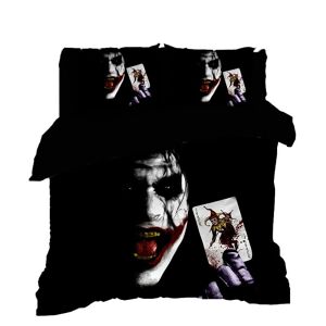 Le Joker Thème Imprimé Parure De Lit De Marque: 1 Piece Housse De Couette + 1 Piece Drap Housse + Taie D'oreiller Polyester Parure De Couette -Pm300353 - Publicité