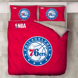 Basketball Thème Imprimé Parure De Lit De Marque: 1 Piece Housse De Couette + 1 Piece Drap Plat + Taie D'oreiller Polyester Parure De Couette -Pm300358 - Publicité