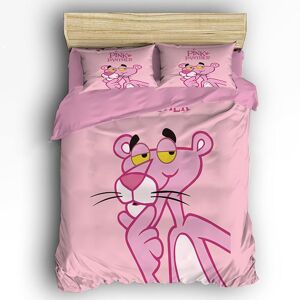 Pink Panther Parure De Couette 3d Imprimé - 1 Housse De Couette 175 X 215 Cm + 2 Taies D'oreiller 51 X 66 Cm - Publicité