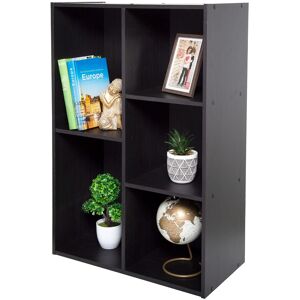 Iris Ohyama, Cube De Rangement En Bois, Bureau, Salon - Wos-6, L 69 X P 26,5 X H 109,4 Cm, Brun - Publicité