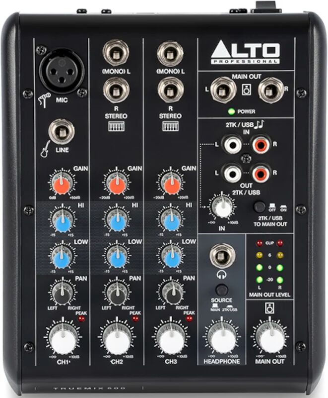 Alto Professional TrueMix 500 table de mixage analogique 5 canaux avec USB