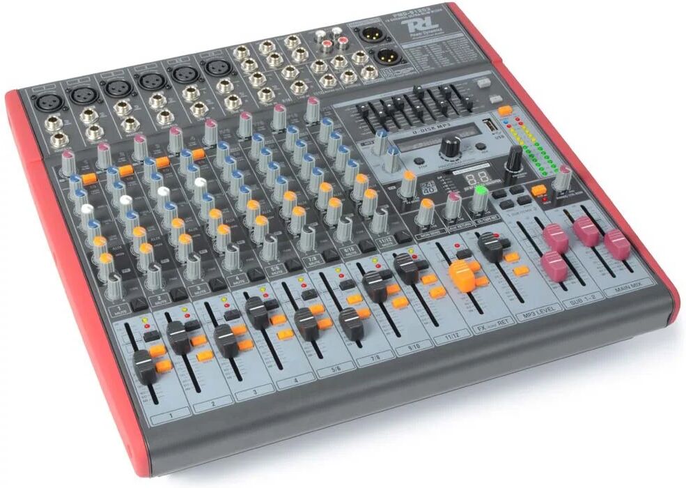 Power Dynamics PDM-S1203 console de mixage USB/DSP 12 canaux