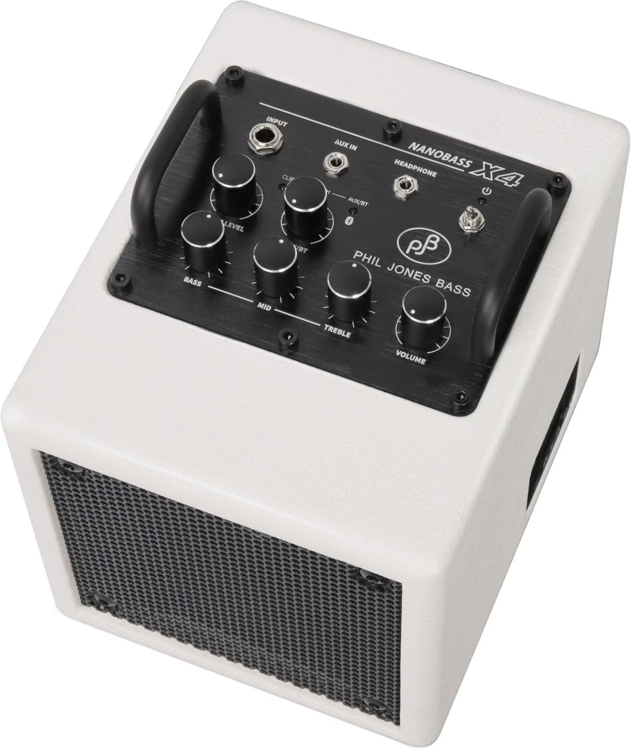 Phil Jones Bass X4 Nanobass White ampli combo 35 W 1x4 pouces pour basse, clavier, e-drums