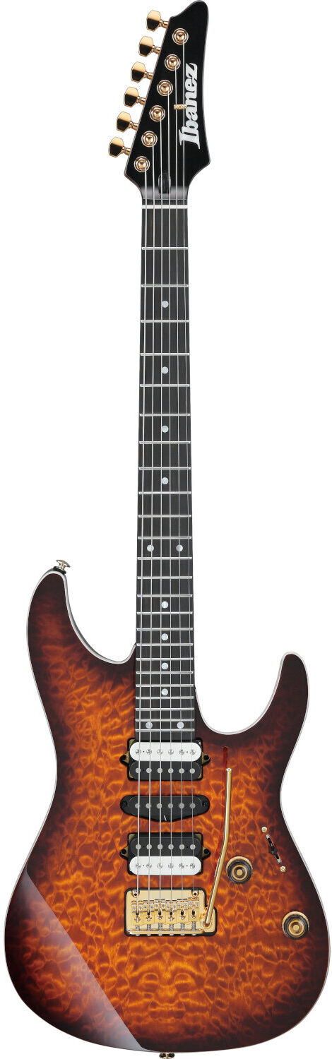 Ibanez Premium AZ47P1QM Dragon Eye Burst guitare électrique avec housse