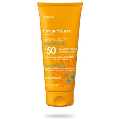 Crème Solaire SPF50 - Corps et Visage -200ml PUPA - Publicité Crème Solaire SPF50 - Corps et Visage -200ml PUPA - Publicité