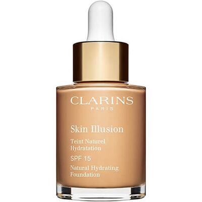 Clarins Skin Illusion Hydrating Foundation SPF15 - Vanille - Publicité Clarins Skin Illusion Hydrating Foundation SPF15 - Vanille - Publicité