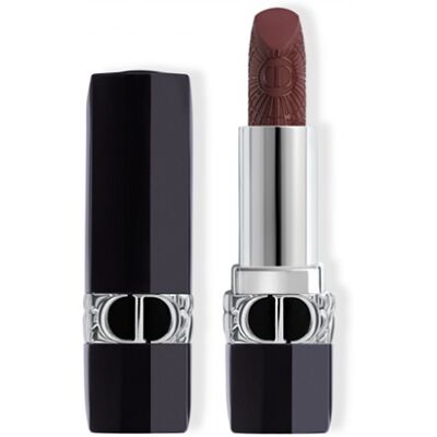 Christian Dior Rouge Dior - Édition limitée - Rouge à lèvres rechargeable - soin floral- Dior 913 Mystic Plum fini mat - Publicité Christian Dior Rouge Dior - Édition limitée - Rouge à lèvres rechargeable - soin floral- Dior 913 Mystic Plum fini mat - Publicité
