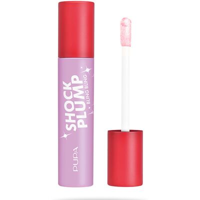 -Shock Plump Bling Bling - Brillant à Lèvres volumisant instantané Effet scintillant-PUPA 13 Pink Tiara - Publicité -Shock Plump Bling Bling - Brillant à Lèvres volumisant instantané Effet scintillant-PUPA 13 Pink Tiara - Publicité