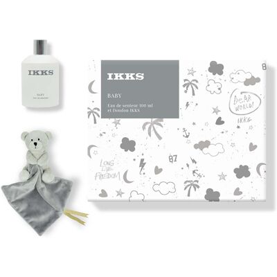 Coffret "Mix & Match" - Doudou + Eau de Senteur -100ml IKKS Parfum - Publicité Coffret "Mix & Match" - Doudou + Eau de Senteur -100ml IKKS Parfum - Publicité