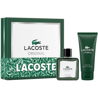 LACOSTE Original kazeta - Parfum, 60ml EdP + Gel douche, 100ml - Publicité LACOSTE Original kazeta - Parfum, 60ml EdP + Gel douche, 100ml - Publicité