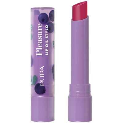-Pleasure Lip Oil Stylo - Huile Solide Hydratante-PUPA 005 Blueberry Jam - Publicité -Pleasure Lip Oil Stylo - Huile Solide Hydratante-PUPA 005 Blueberry Jam - Publicité