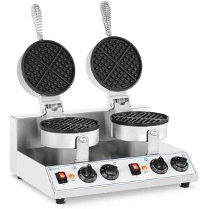 Royal Catering Gaufrier double - Rond - 2,600 W RC-WMD01