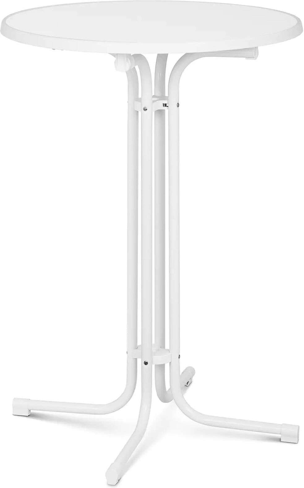 Royal Catering Mange-debout pliable - Ø 80 cm - Blanc RC-BIS80FW