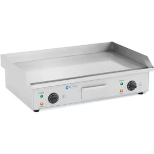 Plancha electrique double - 73 cm - Royal Catering - Lisse - 2 x 2200 W RC-EG73