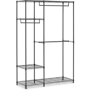 Royal Catering Portant vetement en metal noir - 120 x 45 x 179,5 cm - 270 kg RCMR-1800P19H