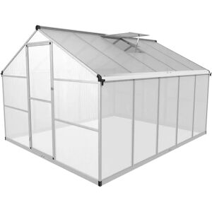 Uniprodo Serre de jardin - 301 x 238 x 195 cm - polycarbonate + aluminium UNI_GREEN HOUSE_04