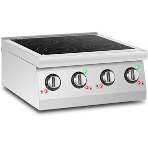 Cuisiniere a induction - 4 plaques - Ø 12 - 26 cm - portable - Royal Catering RCIC-6000