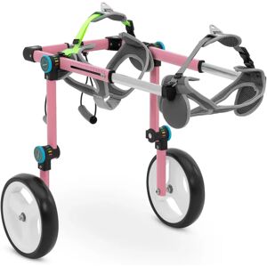 Wiesenfield Chariot pour chien handicape - pour petits chiens - Pattes arriere - Reglable - Cadre en aluminium WIE_DW_02