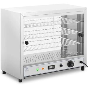 Vitrine chauffante - 54 cm - Royal Catering - 1,000 W - 3 grilles RC-WC001