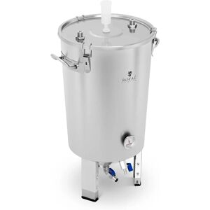 Royal Catering Cuve de fermentation - 30 l - Serpentin refroidisseur integre RCBM-45CFC