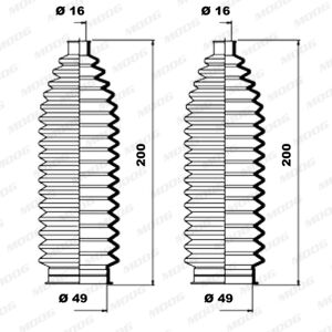 Soufflet De Direction Moog K150127