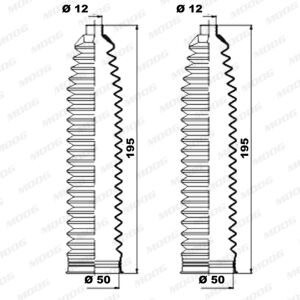 Soufflet De Direction Moog K150220