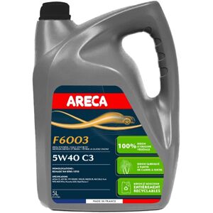 Huile Moteur Essence/diesel 5l Areca 5w40 (c3, Fortax F6003)