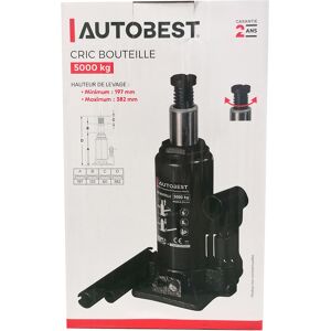 Autobest Cric Bouteille 5t Levage De 197-382 Mm