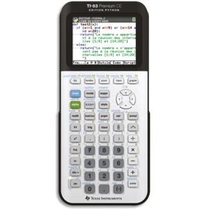 Calculatrice graphique Texas Instruments TI83 Premium - CE Edition Python - Publicité